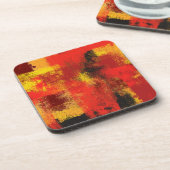 1963 Abstracte koffiebrander Bier Onderzetter (Linkerzijde)