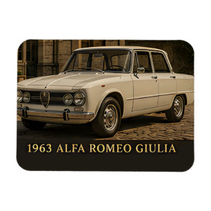 1963 Alfa Romeo Giulia Klassieke Italiaanse Sporta Magneet