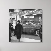 1963 Auto Show Mercedes-Benz Canvas Afdruk (Voorkant)