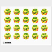 1963 Baby Boomer Ronde Sticker (Vel)