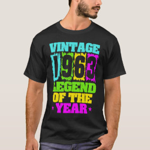 1963 Birthday  1963 en geboren in 1963 T-shirt