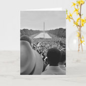 1963 Burgerrechten Maart op Washington D.C. Kaart (Gele Bloem)