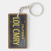 1963 California License Bord Sleutelhanger CUSTOM (achterkant)