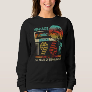 1963 Cassette 59th Birthday Retro Trui