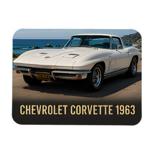 1963 Chevrolet Corvette Amerikaanse sportwagenweg Magneet