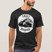 1963 Chevrolet Impala Lowrider Chevy Low Rider Car T-shirt (Voorkant)