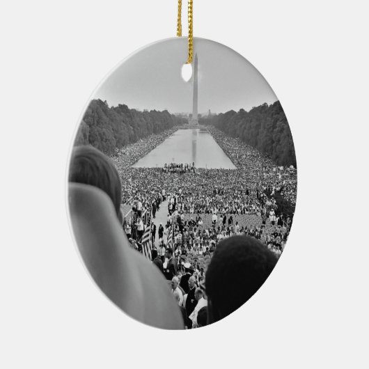 1963 Civil Rights March on Washington D.C. Keramisch Ornament (Rechts)