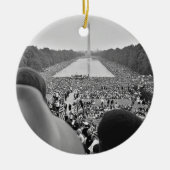1963 Civil Rights March on Washington D.C. Keramisch Ornament (Voorkant)