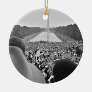 1963 Civil Rights March on Washington D.C. Keramisch Ornament