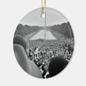 1963 Civil Rights March on Washington D.C. Keramisch Ornament (Links)