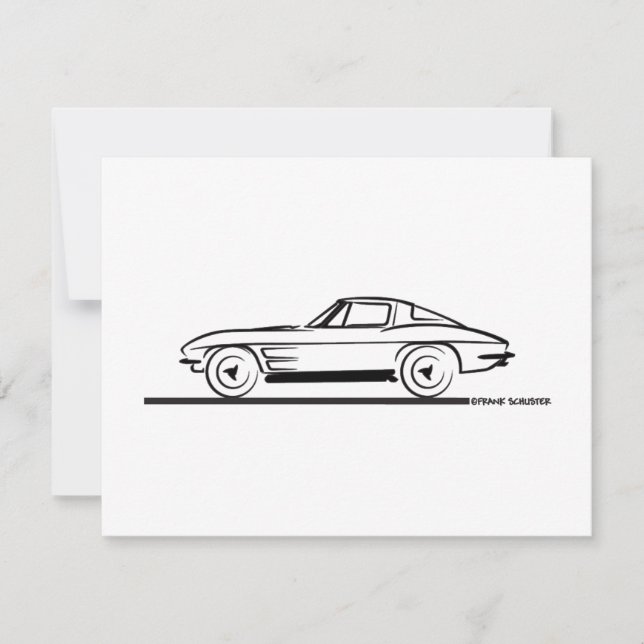 1963 Corvette Sting Ray Split Window Coupe (Voorkant)