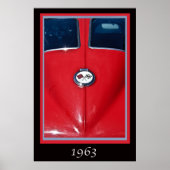 1963 Corvette Sting Ray Split Window Poster (Voorkant)