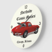 1963 Corvette Stingray Split Window Clock Grote Klok (Hoek)