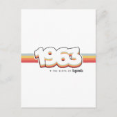 1963 De geboorte van legendes Briefkaart (Voorkant)