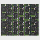 1963 Geboortejaar Trivia Cadeaupapier (Vlak)