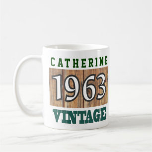 1963 Geboortejaar - Verjaardag Koffiemok