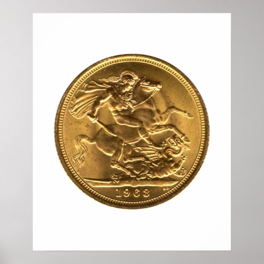 1963 Gold Sovereign Poster (Voorkant)