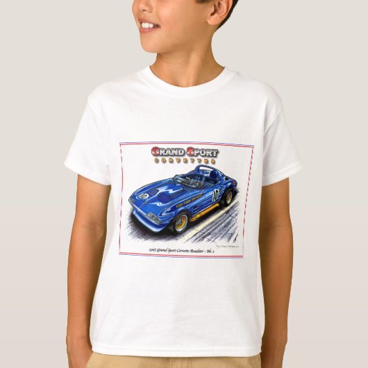 1963 Grand Sport Corvette Penske Roadster T-shirt (Voorkant)