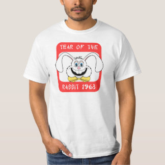 1963 Jaar van de Konijn T-Shirt