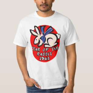 1963 Jaar van de konijnenkleding en de cadeautjes T-shirt