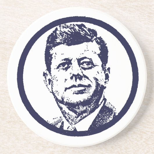 1963 JFK ZANDSTEEN ONDERZETTER (Voorkant)