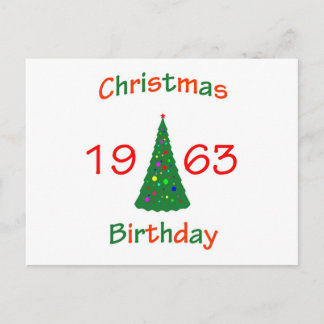 1963 Kerstdag Feestdagenkaart