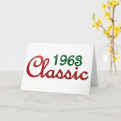 1963 Klassiek Kaart (Gele Bloem)