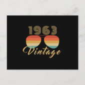1963 - Koel Goede Vibes Zonnebrillen Briefkaart (Voorkant)