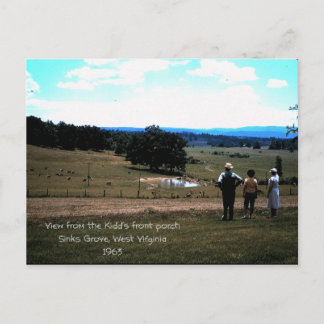 1963 Monroe Co. Sinks Grove Henry Mam Nana, Uitzic Briefkaart