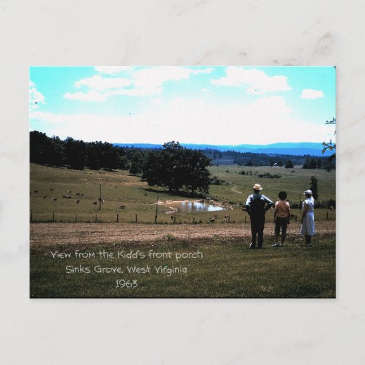 1963 Monroe Co. Sinks Grove Henry Mam Nana, Uitzic Briefkaart (Voorkant)