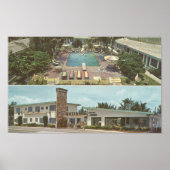 1963 Montgomery Motel ~ Miami Beach, FL Poster (Voorkant)