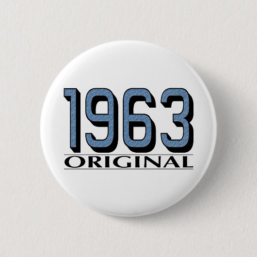 1963 Origineel Ronde Button 5,7 Cm (Voorkant)