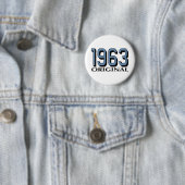 1963 Origineel Ronde Button 5,7 Cm (In situ)