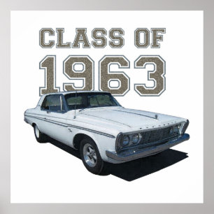 1963 Plymouth Coupe "Class of 1963". Poster