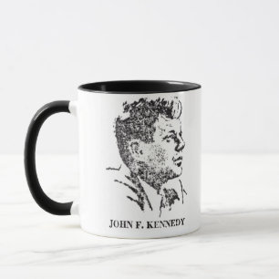 1963 Profiel van John F. Kennedy Mok