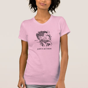 1963 Profiel van John F. Kennedy T-shirt
