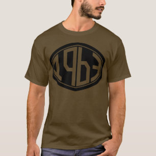 1963 Retro Hipster Verjaardag T-shirt