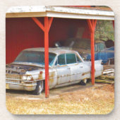 1963 Silver Sadan deville Drankjes Onderzetter (Voorkant)