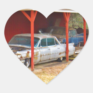 1963 Silver Sadan deville Hart Sticker