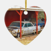 1963 Silver Sadan deville Keramisch Ornament (Voorkant)