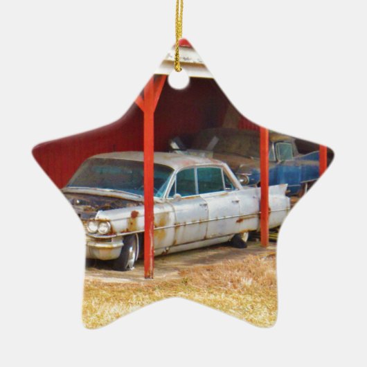 1963 Silver Sadan deville Keramisch Ornament (Voorkant)