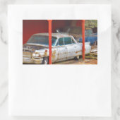 1963 Silver Sadan deville Rechthoekige Sticker (Tas)