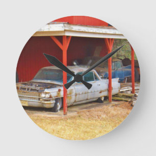 1963 Silver Sadan deville Ronde Klok