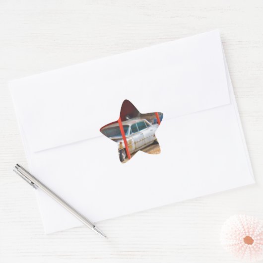 1963 Silver Sadan deville Ster Sticker (Envelop)