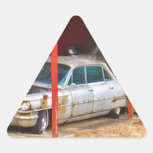 1963 Silver Sadan deville Sticker (Voorkant)