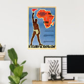1963 Sovjet Anti-Imperialistische Poster -De laats (Thuiskantoor)