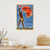 1963 Sovjet Anti-Imperialistische Poster -De laats (Keuken)