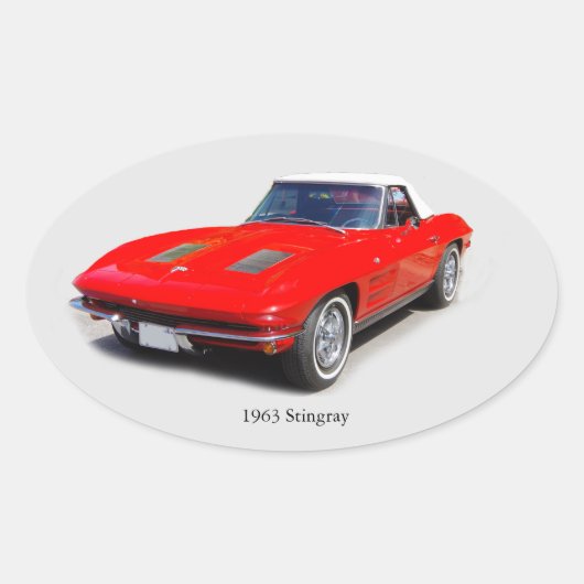 1963 Stingray sticker (Voorkant)