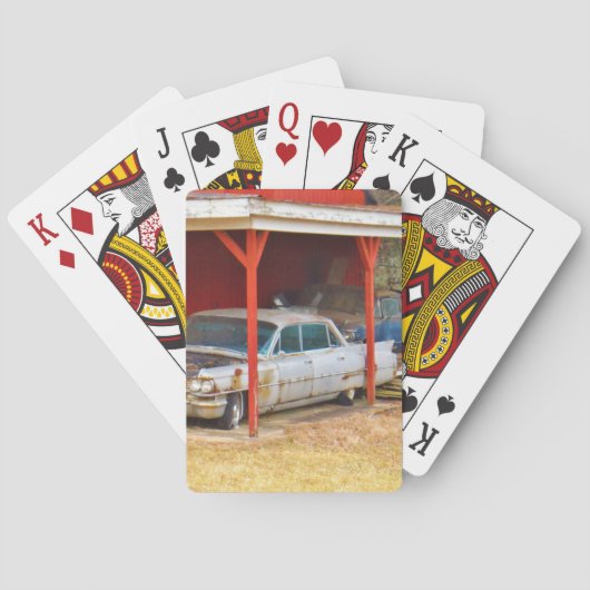 1963 Zilveren Sadan deville Pokerkaarten (Achterkant)