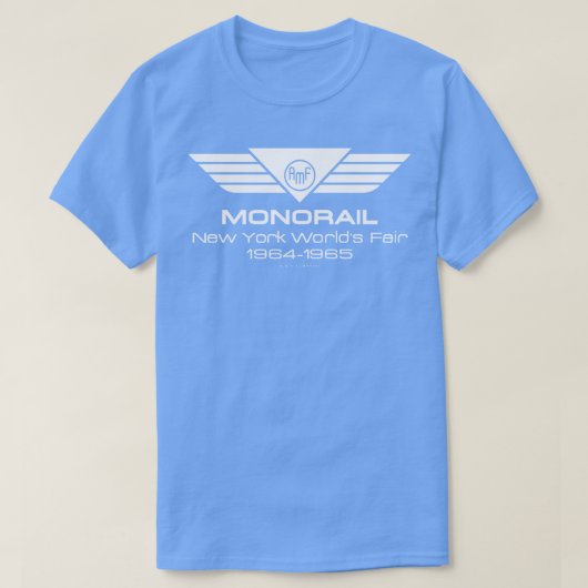 196465 Wereldtentoonstelling New York AMF Monorail T-shirt (Design voorkant)